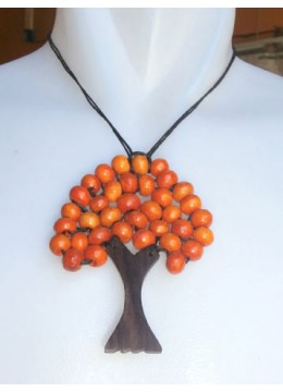 Necklace Bead Wooden Tree