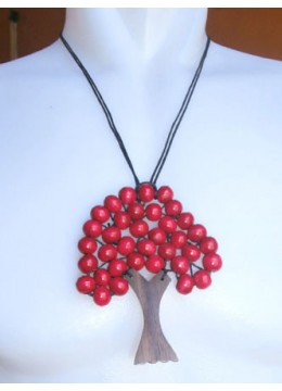 Necklace Bead Wooden Tree