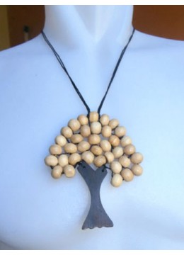 Necklace Bead Wooden Tree