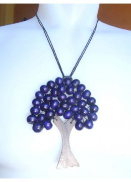 Necklace Bead Wooden Tree