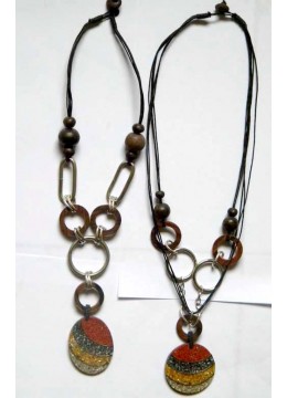 Wood Beads Necklace