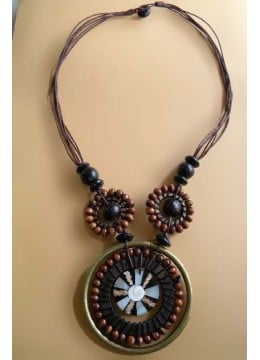 Wood Beads Necklace