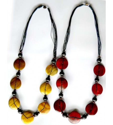 Wood Colour Necklace