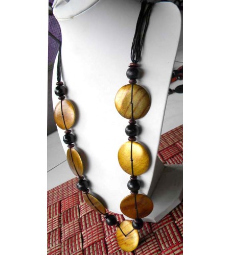 Wood Colour Necklace