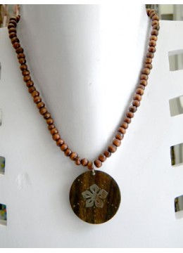 Wood Pendant Necklace