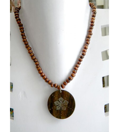 Wood Pendant Necklace