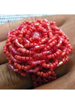 Ring Beaded Flower