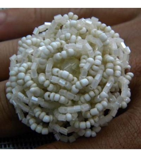 Ring Beaded Flower