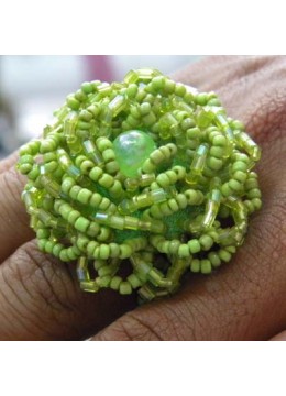 Ring Beaded Flower