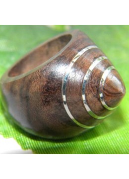 Wooden Ring Stainless