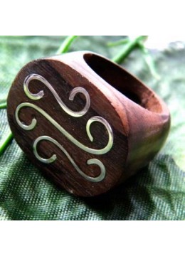 Wooden Ring Stainless