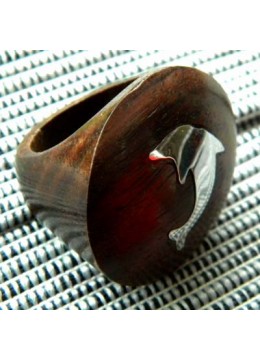 Wooden Ring Stainless