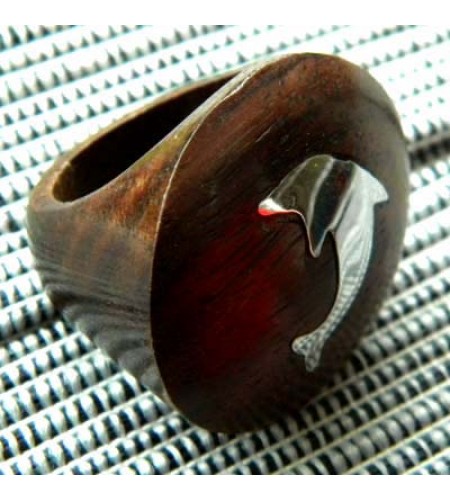 Wooden Ring Stainless