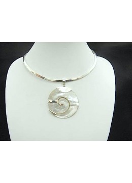 Bali Mop Shell Pendant Sterling Silver 925 From Manufacturer