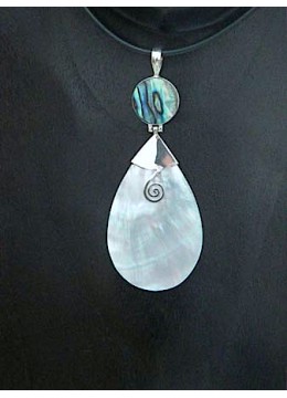 Bali Mop Shell Pendant Sterling Silver 925 From Manufacturer