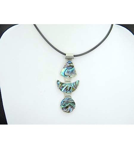 Manufacturer Beautiful Paua Shell Penden With Silver 925