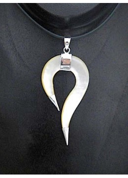 Mop Sea Shell Pendant With Sterling Silver Pendant 925 From Artisans