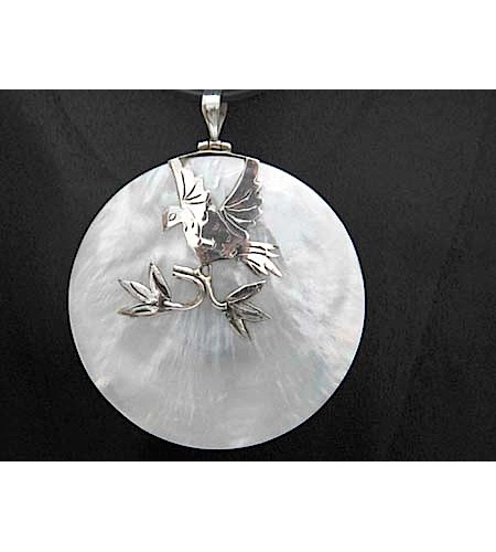 Mop Shell Pendant With Silver Jewelry 925 Direct Bali Sourcing