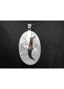 Mop Shell Pendant With Silver Jewelry 925 Direct Bali Sourcing