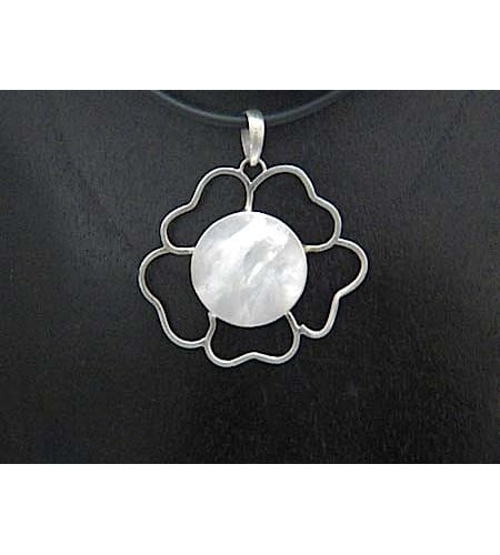 Mop Shell Pendant With Silver Jewelry 925 Direct Bali Sourcing