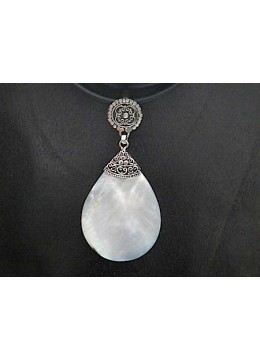 Mop Shell Pendant With Silver Jewelry 925 Direct Bali Sourcing