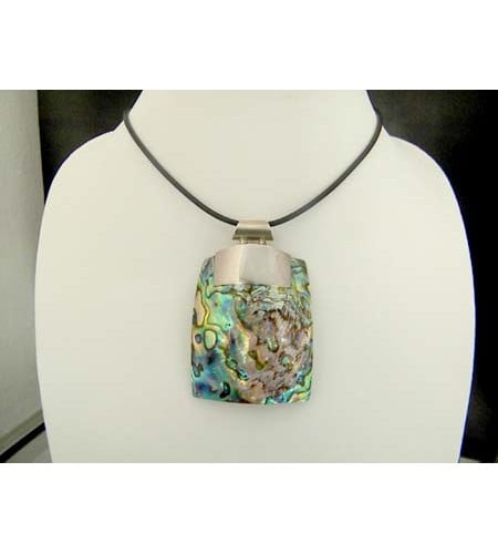 Wholesaler Paua Sea Shell Pendant With Silver 925