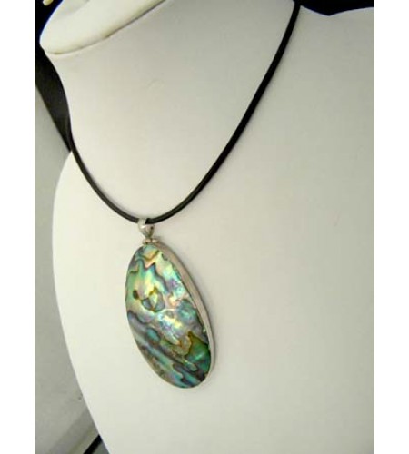 Wholesaler Paua Sea Shell Pendant With Silver 925