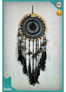 Best Selling Large Rattan Black Hanging Dream Catcher Crochet