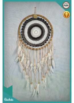 Direct Artiny Large Rattan Combination Hanging Dreamcatcher Crochet