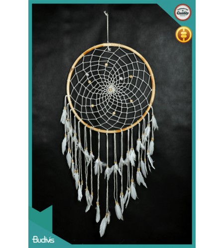 Direct Artiny Large Rattan Hanging Dreamcatcher Combo Crochet