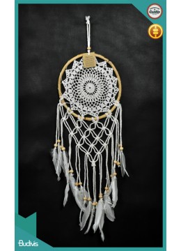 Direct Artisan Rattan Hanging Dreamcatcher Crochet