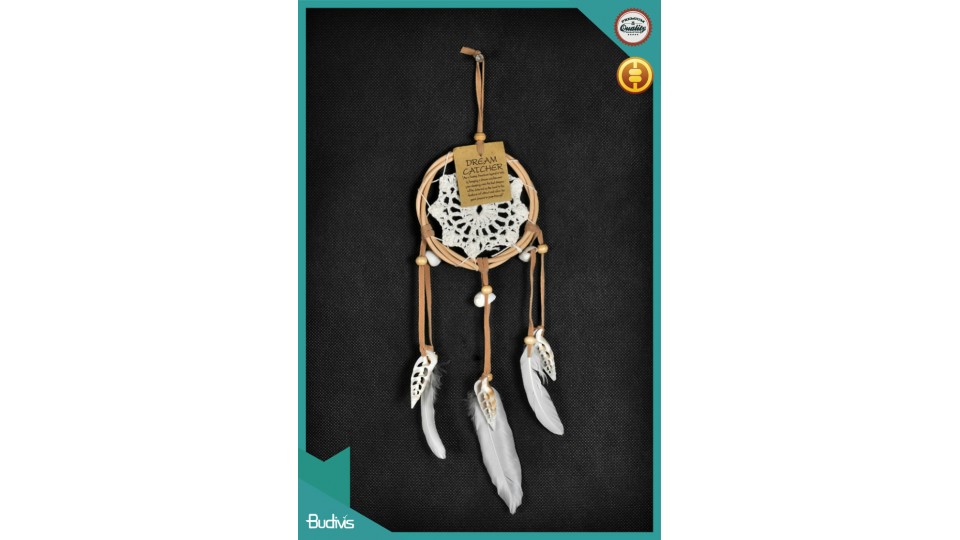 Direct Artisan Rattan Hanging Dreamcatcher Crochet