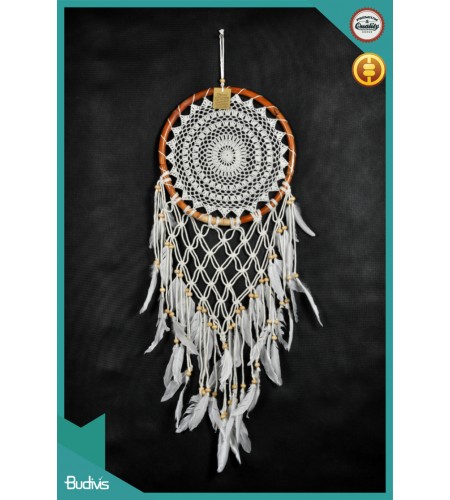 Direct Artisan Rattan Hanging Dreamcatcher Crochet