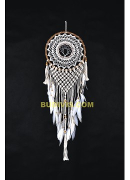 Hand-Woven Lace Wall Hanging Dream Catcher, Bedroom Decoration