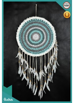 Large Fabric Hanging Dream Catcher Combo Crochet For Sale