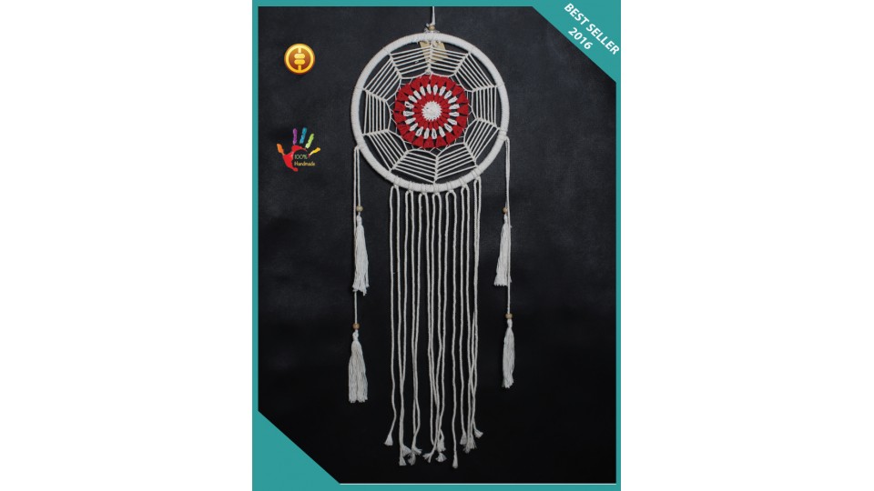 Macrame Wall Hanging Bohemian Dream Catcher, Dream Catcher, Hippie Dream Catcher