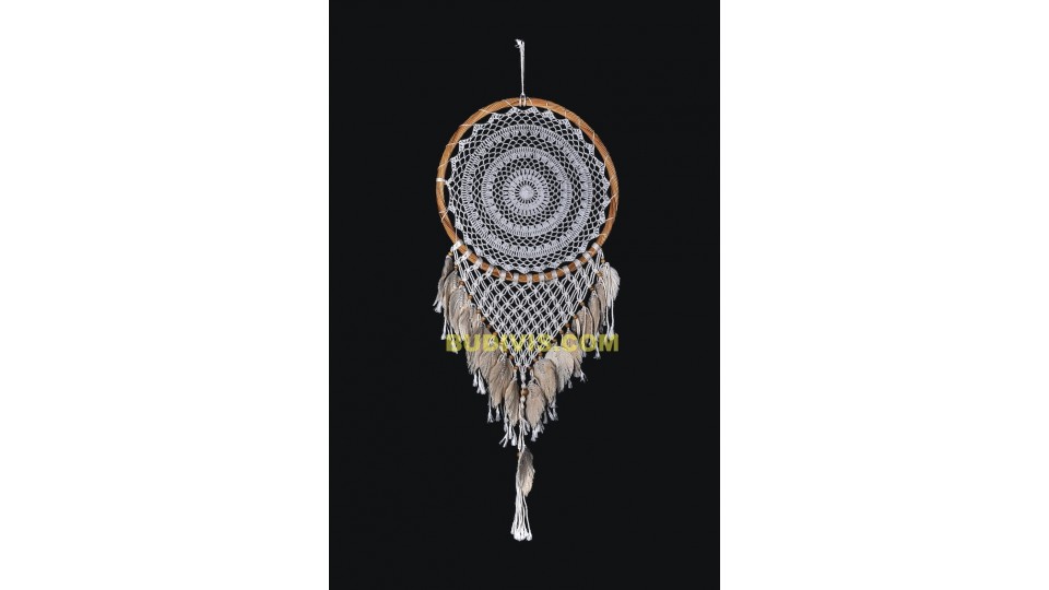 Macrame Wall Hanging Dream Catcher, Large Round Rattan Dream Catcher, Dream Catcher, Dream Catcher, Bohemian Wall Hanging