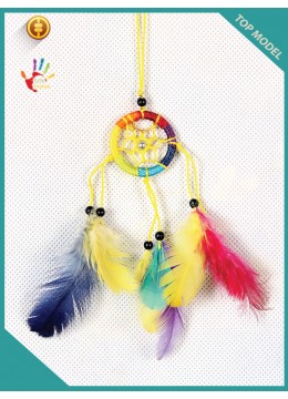 Mini Multicolor Crochet Dream Catcher, Dream Catcher, Dream Catcher