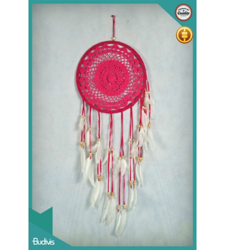 New Pink Dream Catcher, Dream Catcher, Crochet Dream Catcher