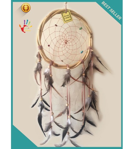 Rattan Dream Catcher, Dream Catcher, Dream Catcher Black Feather