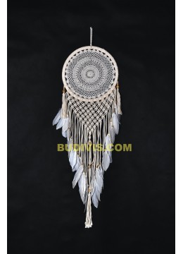 Room Decorative Wall Hanging, Large Bohemian Style Lace Wall Hanging Dream Catcher