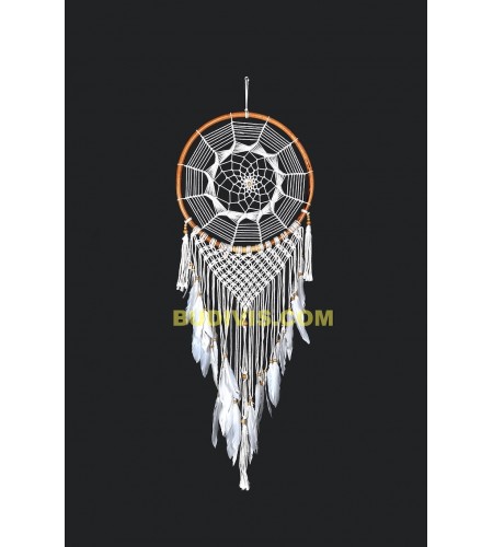 Spider Web Design Large Macrame Wall Hanging Dream Catcher