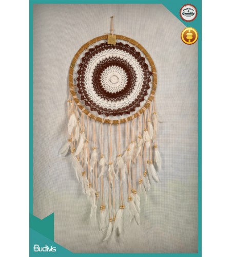 Top-Quality Large Rattan Combination Hanging Dream Catcher Crocheted