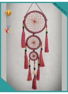 Wholesale Triple Affordable Dream Catcher, Dream Catcher, Dream Catcher Car Ornaments With Tassels