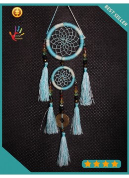 Bali Diy Handmade Small Dream Catcher, Dream Catcher, Dream Catcher Tassel Car Pendant