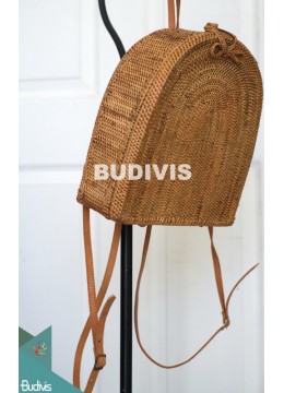 Backpack Rattan Bag, The Best Quality Product, Pure Hand-Woven