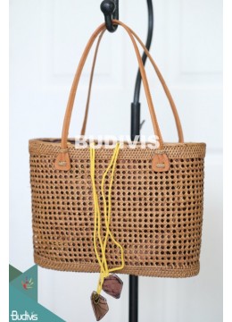 Hand-Woven Ata Grass Vine Wallets And Baskets