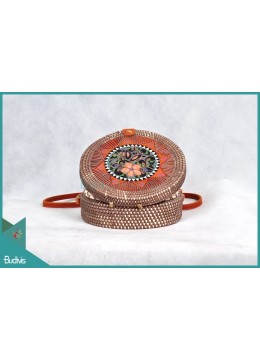 Hot Sale Antique Round Bag, Matched With Rattan