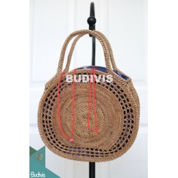 Source Lovely Heart-Shaped Rattan Bag Wholesale Hand-Woven Gift