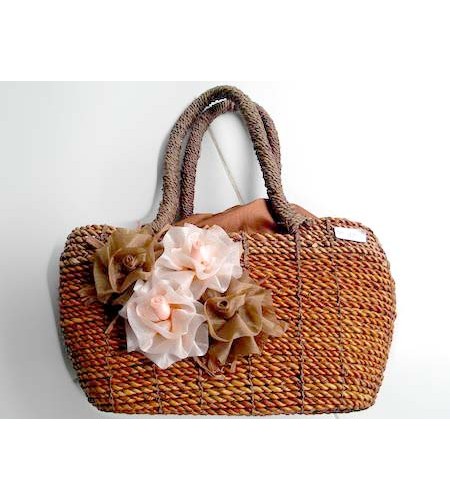 Beach Straw Tote